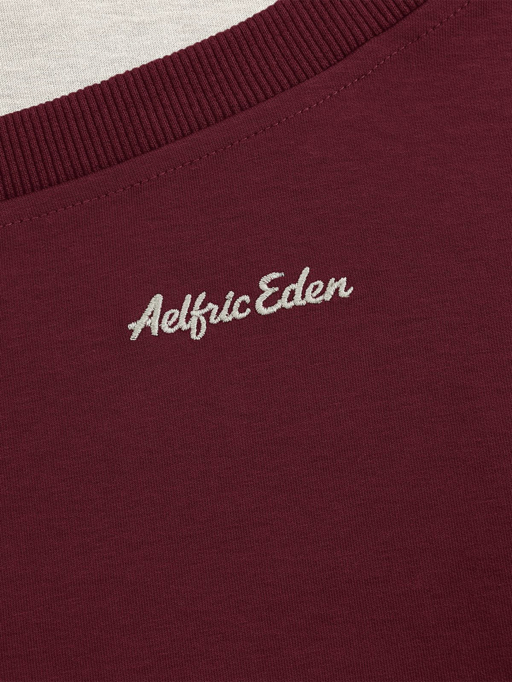 Aelfric Eden Boxy Layered Off-The-Shoulder Sweatshirt