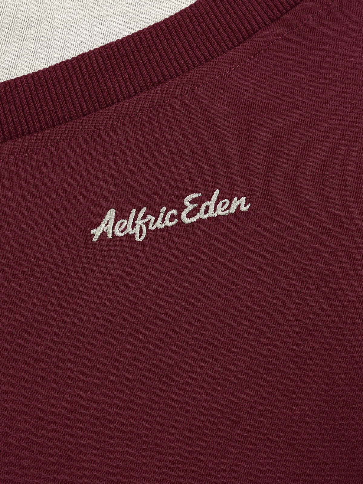 Aelfric Eden Boxy Layered Off-The-Shoulder Sweatshirt