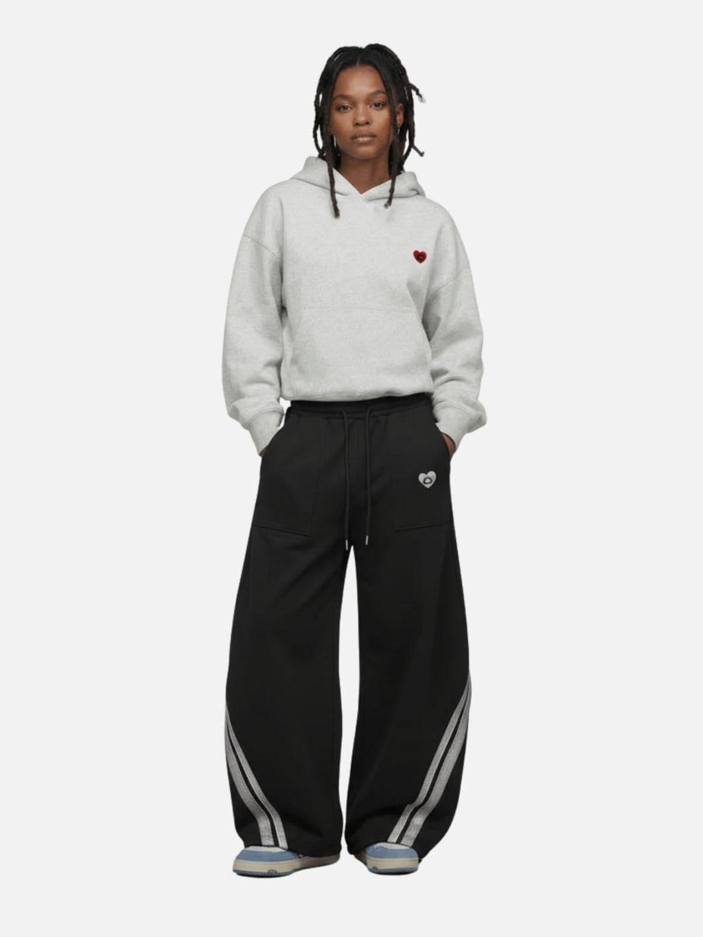 Aelfric Eden Contrast Panel Baggy Barrel Sweatpants