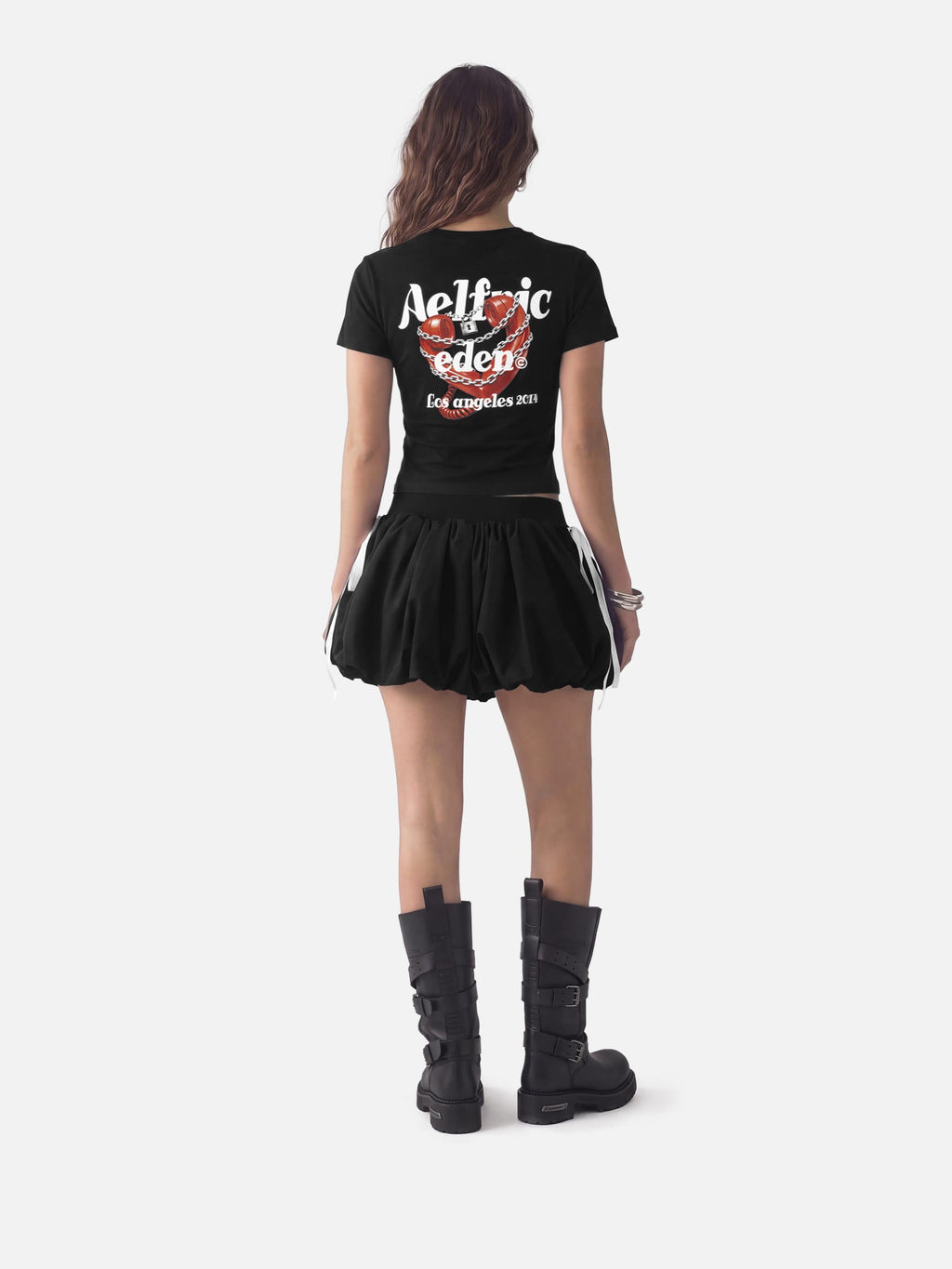 Aelfric Eden Drawstring Puff Mini Skirt
