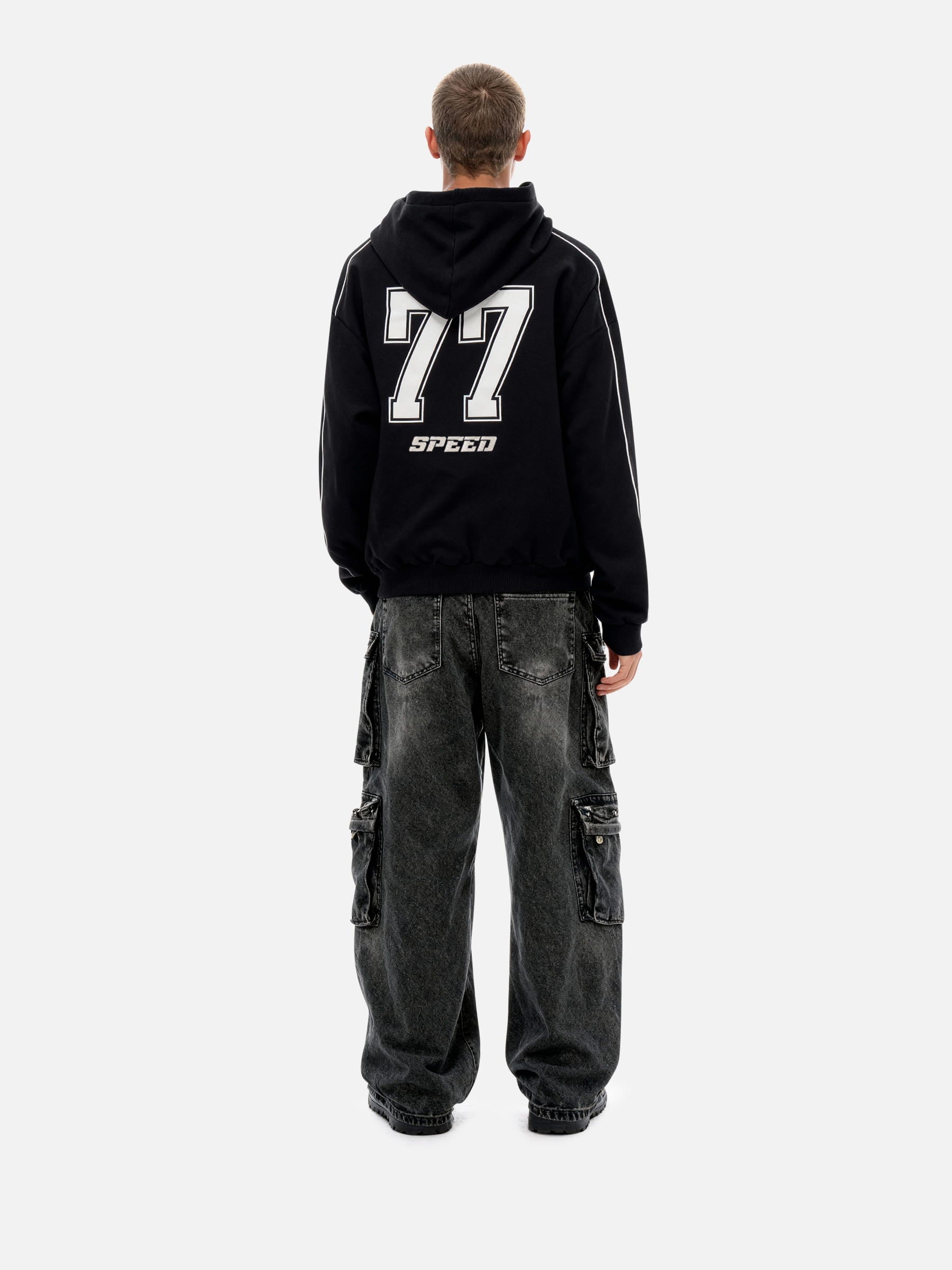 Aelfric Eden Oversized Applique 77 Pullover Hoodie