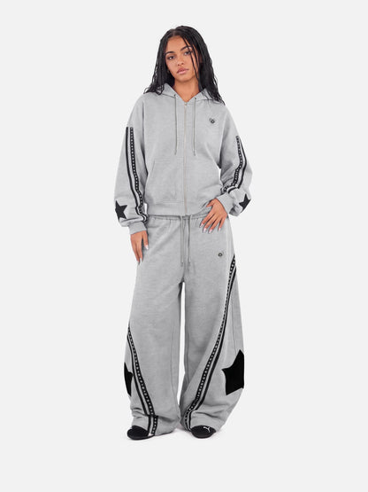 Aelfric Eden Boxy Panel Zip Up Hoodie