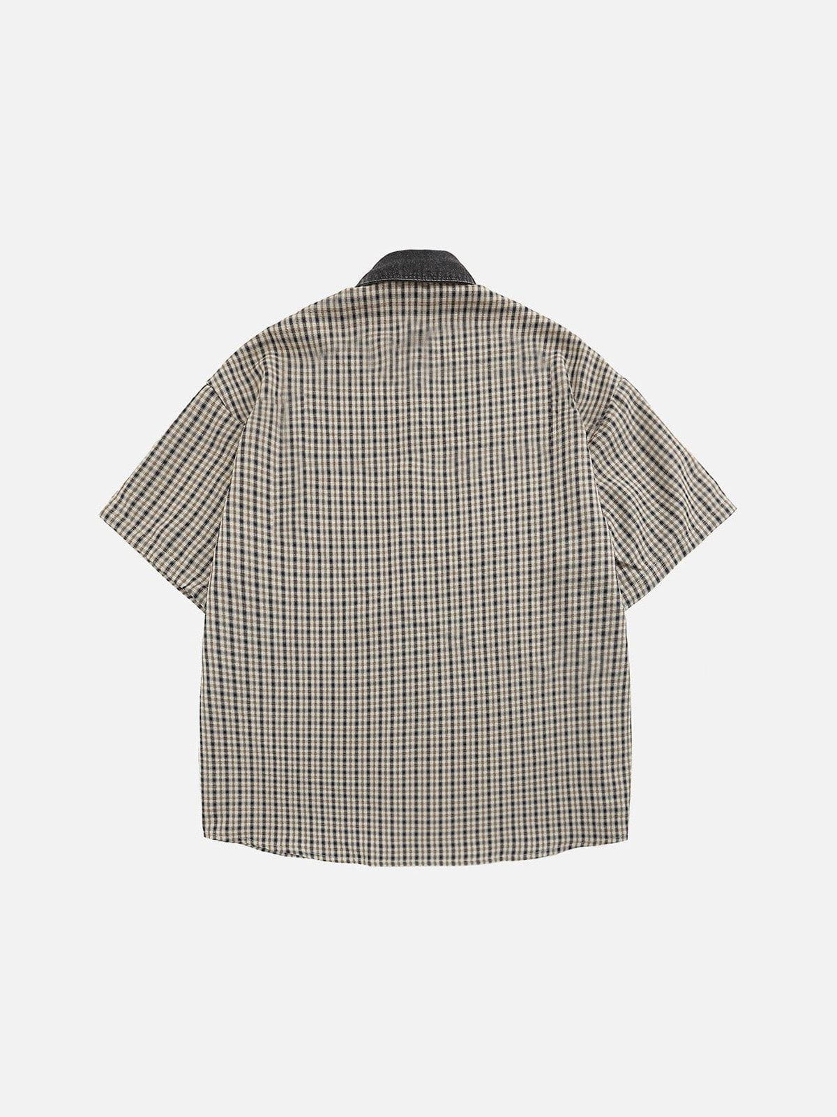 Aelfric Eden Plaid Embroidery Shirt