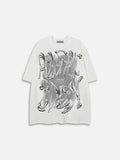 Aelfric Eden Futuristic Liquid Metal Design Tee