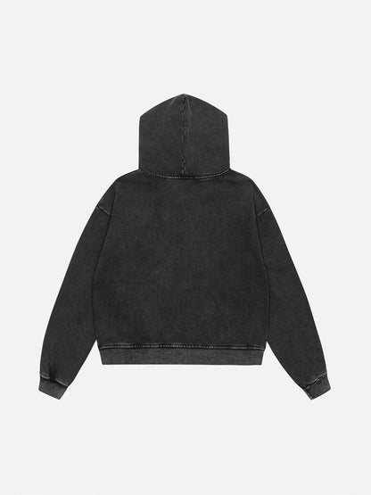 Aelfric Eden Boxy Solid Zip Up Hoodie