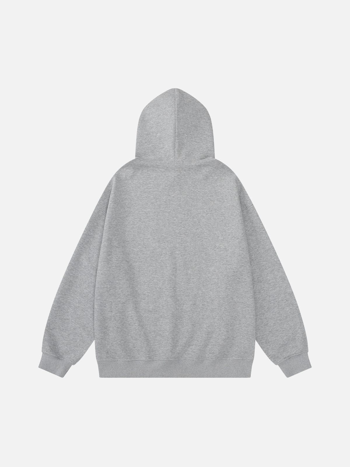 Aelfric Eden Oversized Graffiti Dog Graphic Hoodie