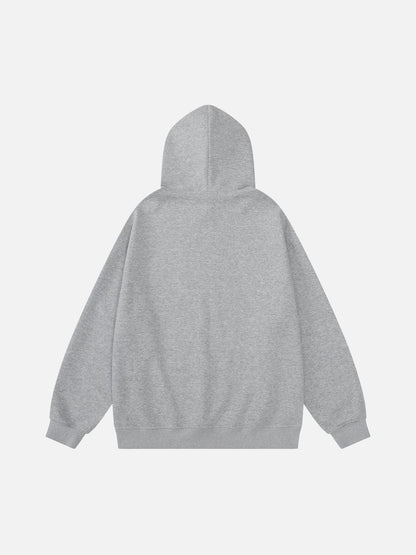 Aelfric Eden Oversized Graffiti Dog Graphic Hoodie