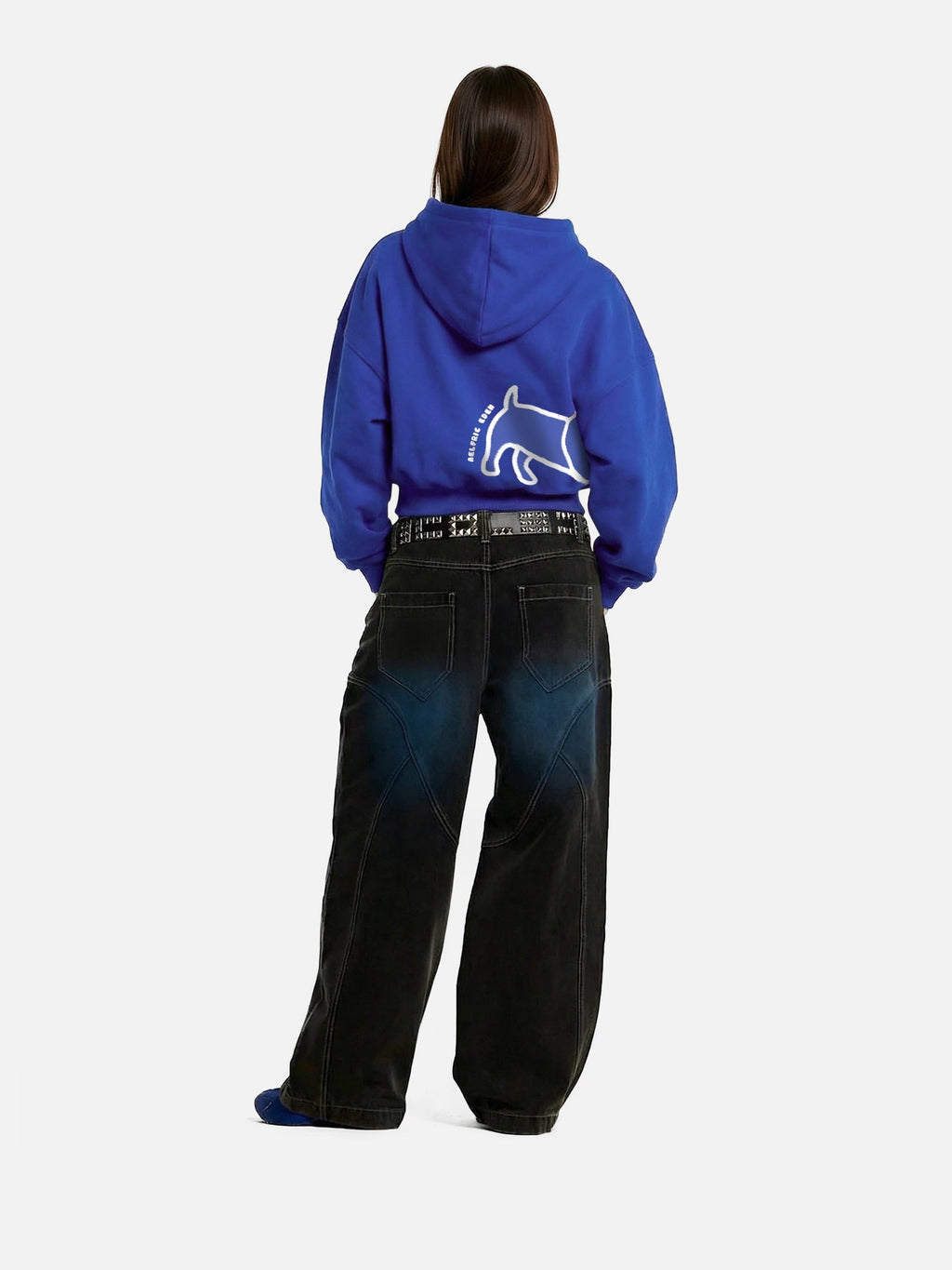 Aelfric Eden Boxy Dachshund Graphic Hoodie