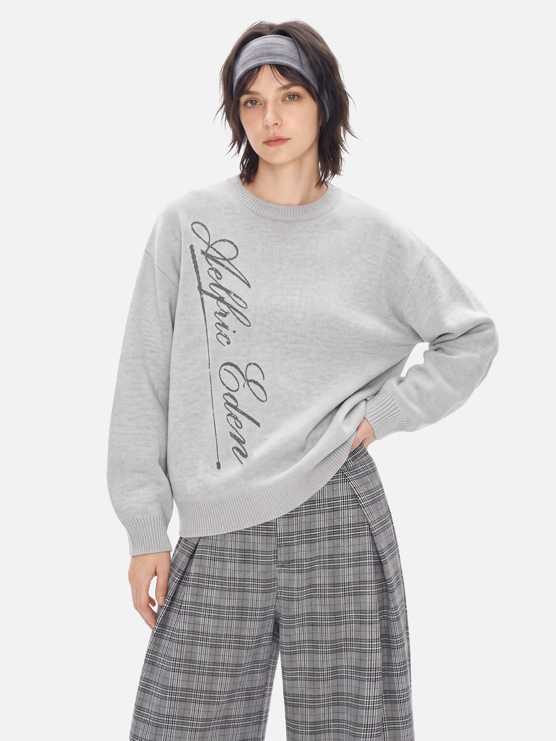 Aelfric Eden Script Graphic Sweater