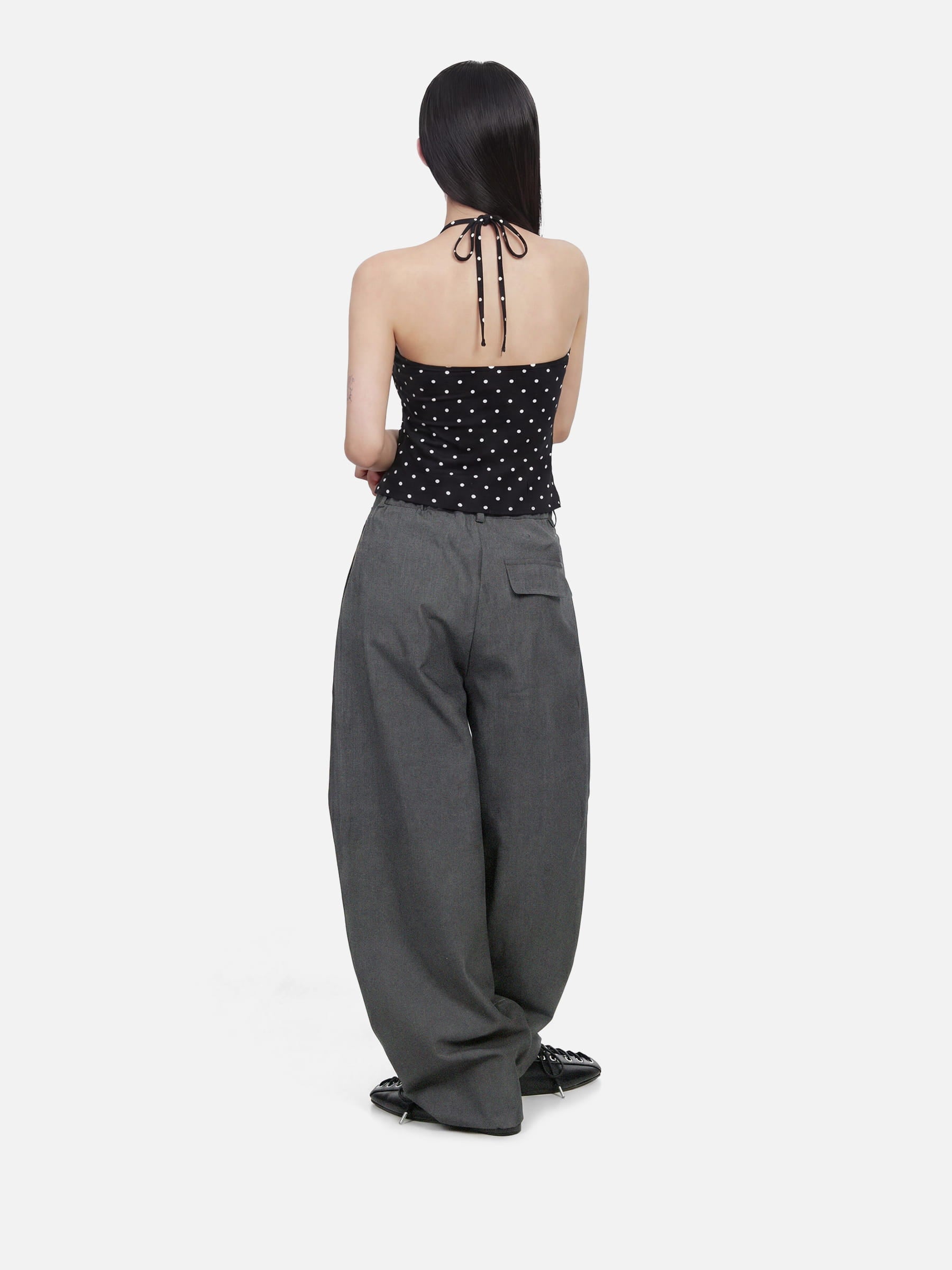 Aelfric Eden Polka Dot Halter Cami Top