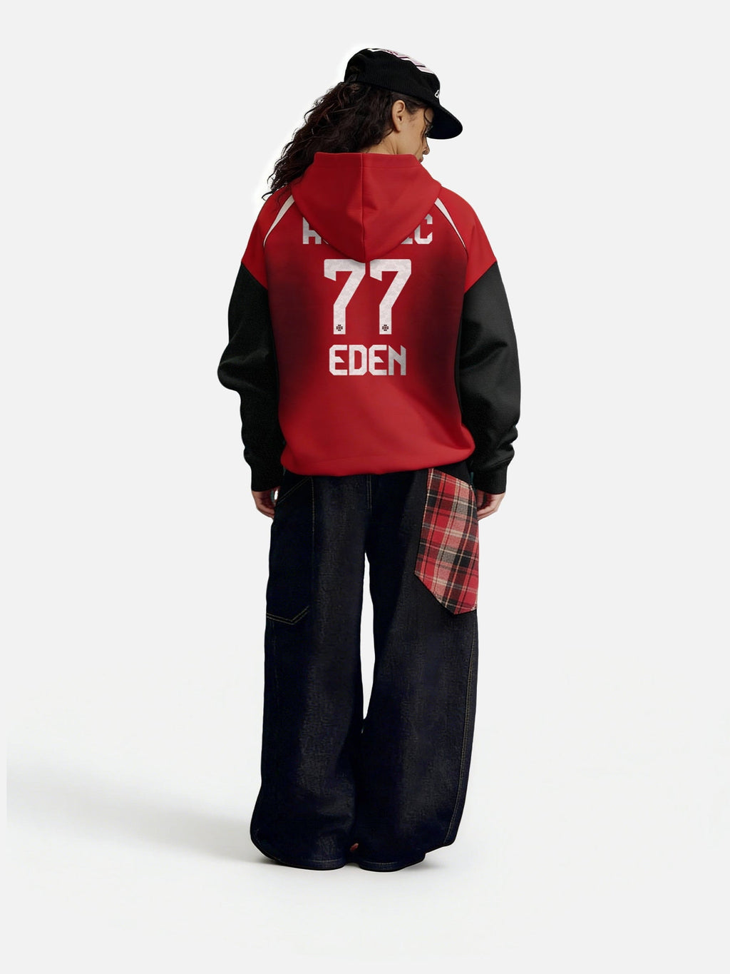 Aelfric Eden 77 Color Blocking Pullover Hoodie