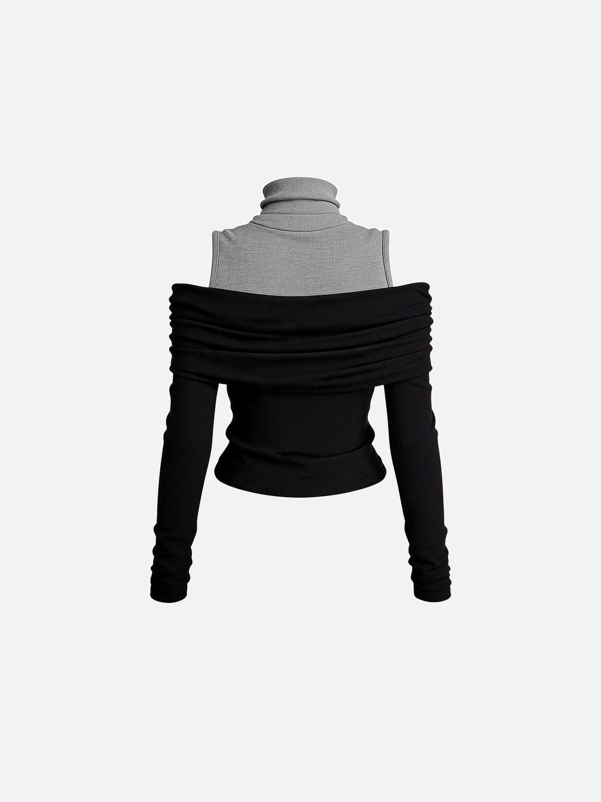 Aelfric Eden Layered Off-The-Shoulder Long Sleeve Tee