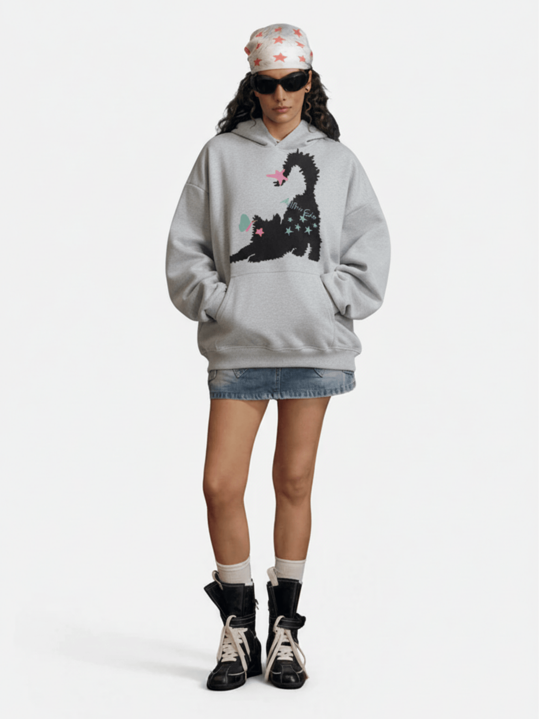 Aelfric Eden Cat Oversized Hoodie