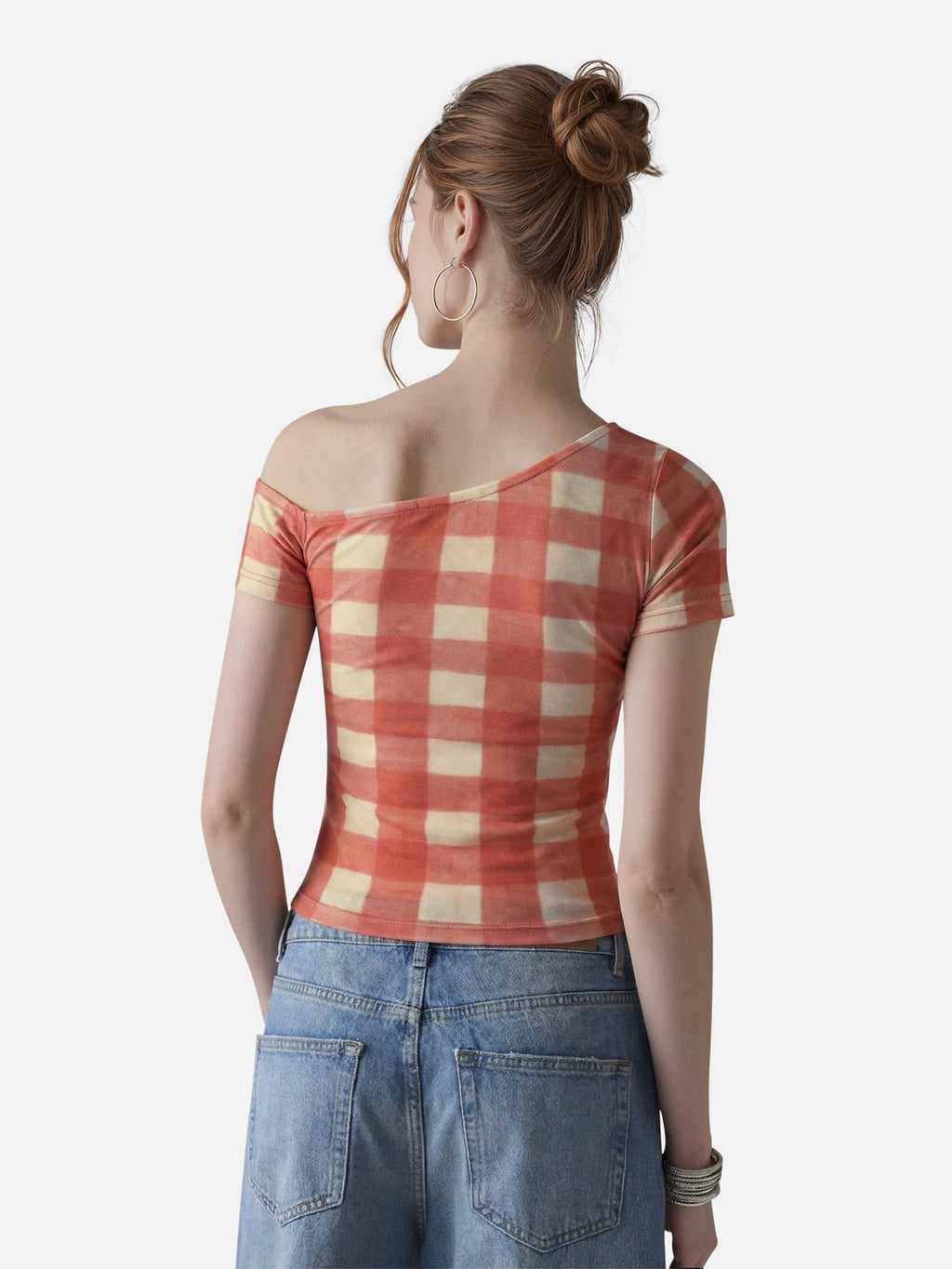 Aelfric Eden Polka Dot Dachshund Off-the-Shoulder Tee
