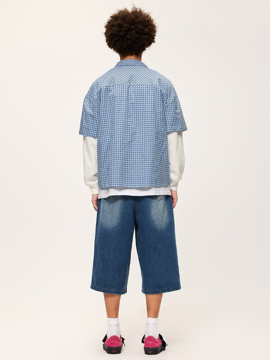 Aelfric Eden Plaid Layered Long Sleeve Shirt