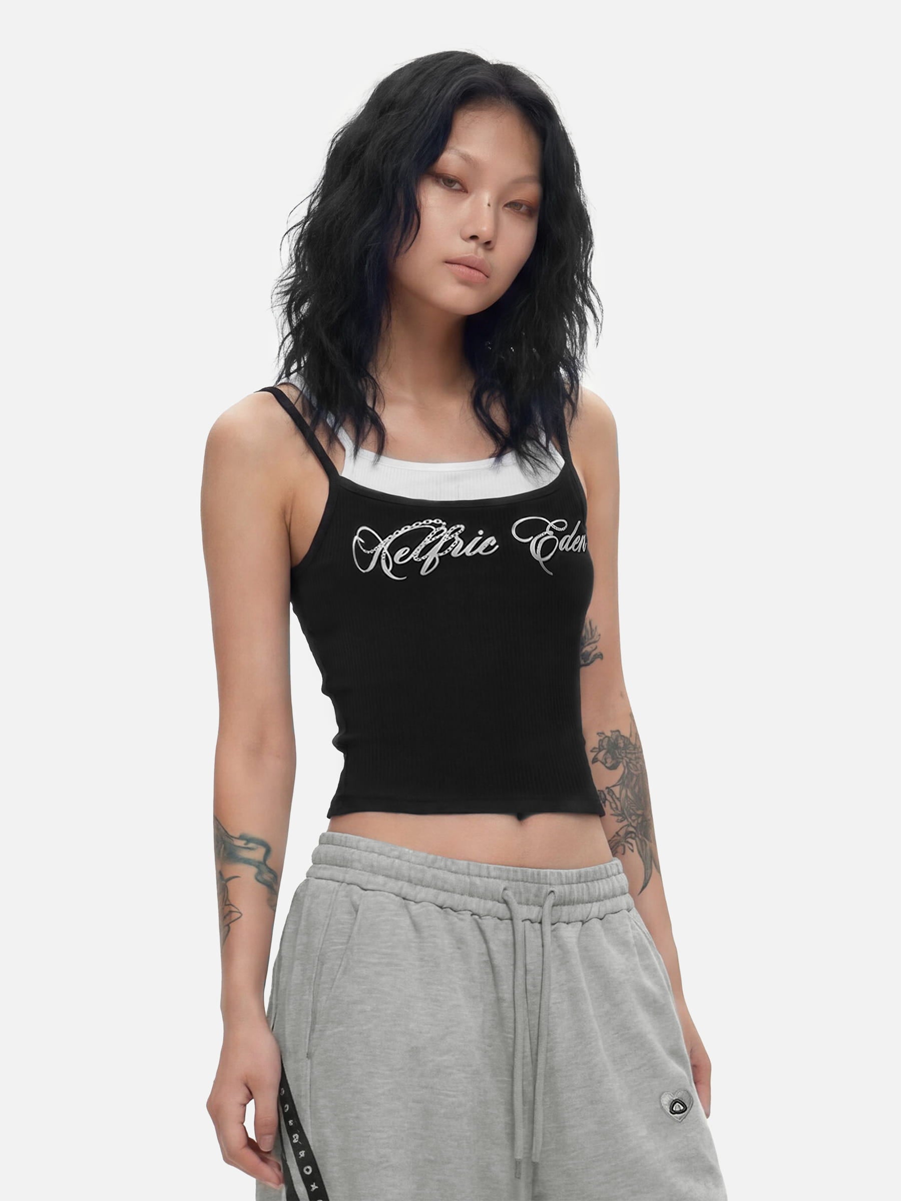 Aelfric Eden Contrast Layered Padded Cami Top