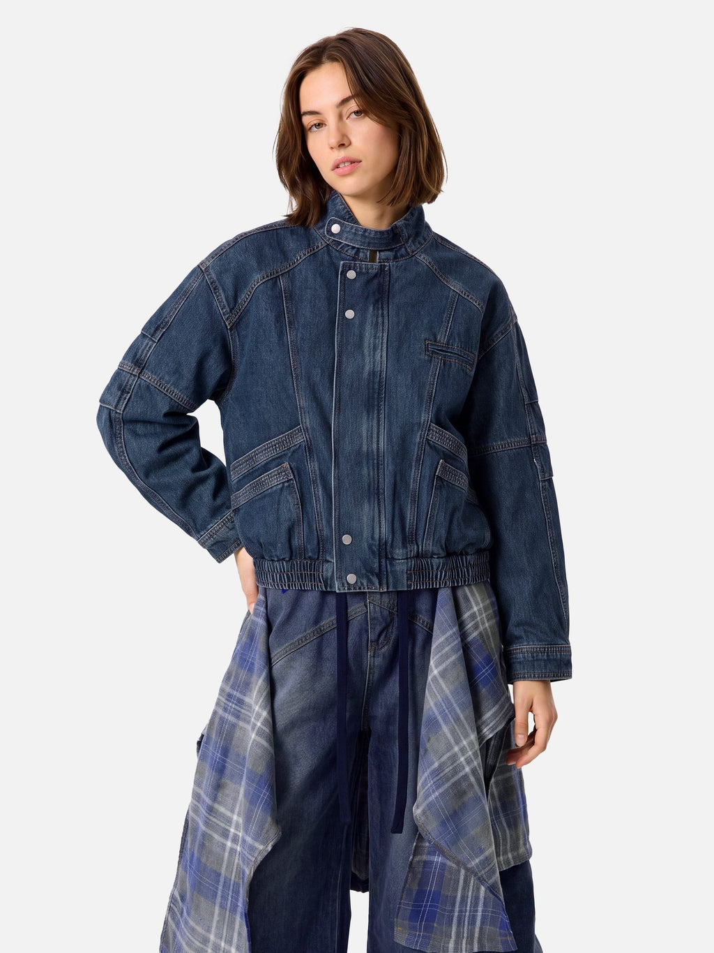 Aelfric Eden Boxy Washed Denim Jacket