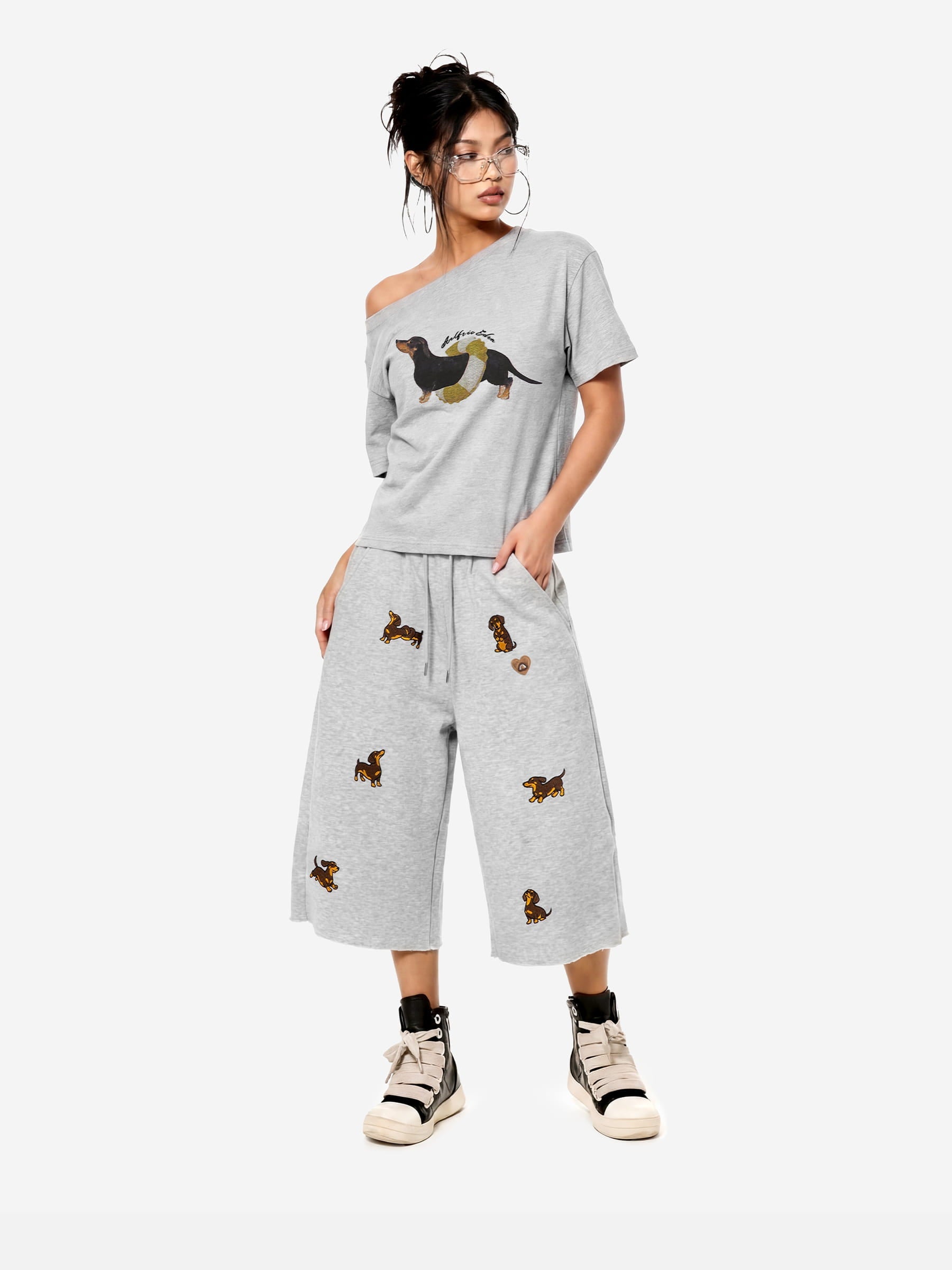 Aelfric Eden Dachshund Longline Shorts