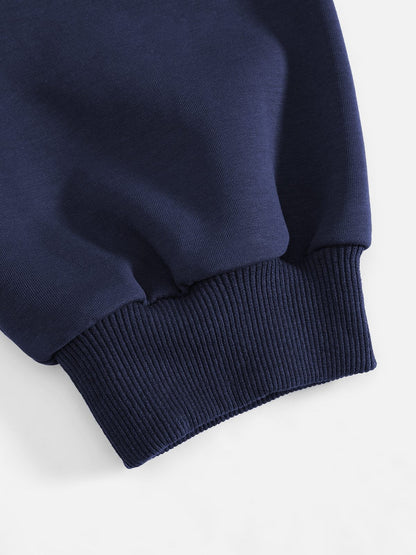 Aelfric Eden Boxy Layered Off-The-Shoulder Sweatshirt