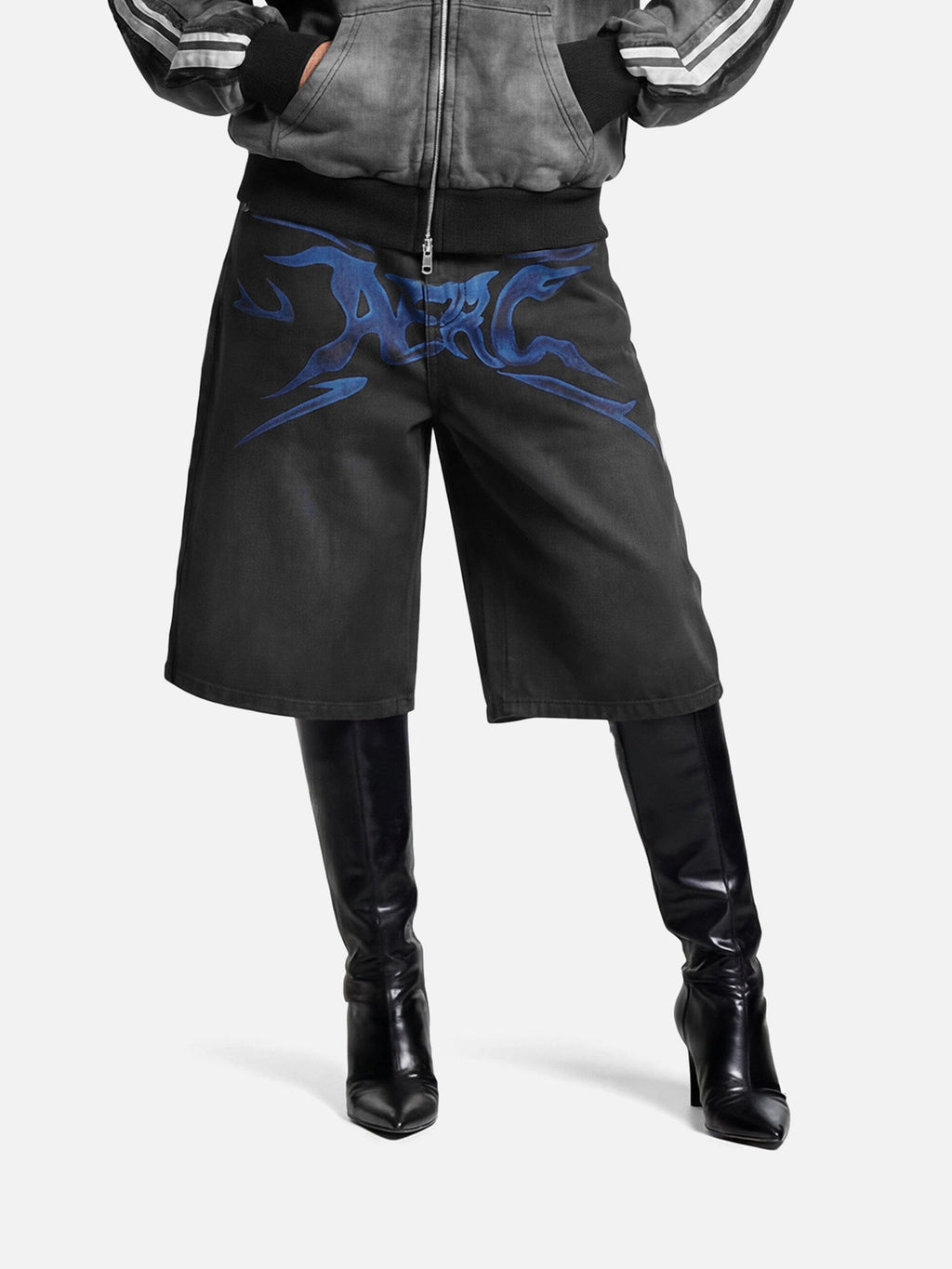 Aelfric Eden Flame Graphic Jorts