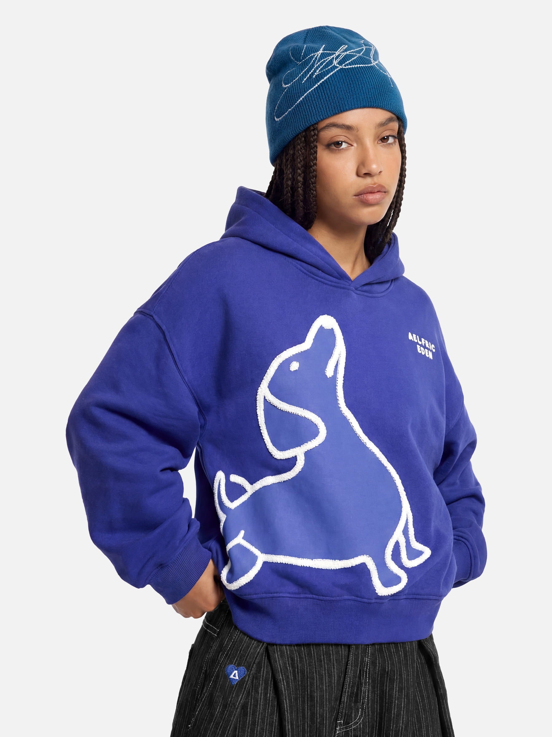 Aelfric Eden Boxy Dachshund Graphic Hoodie