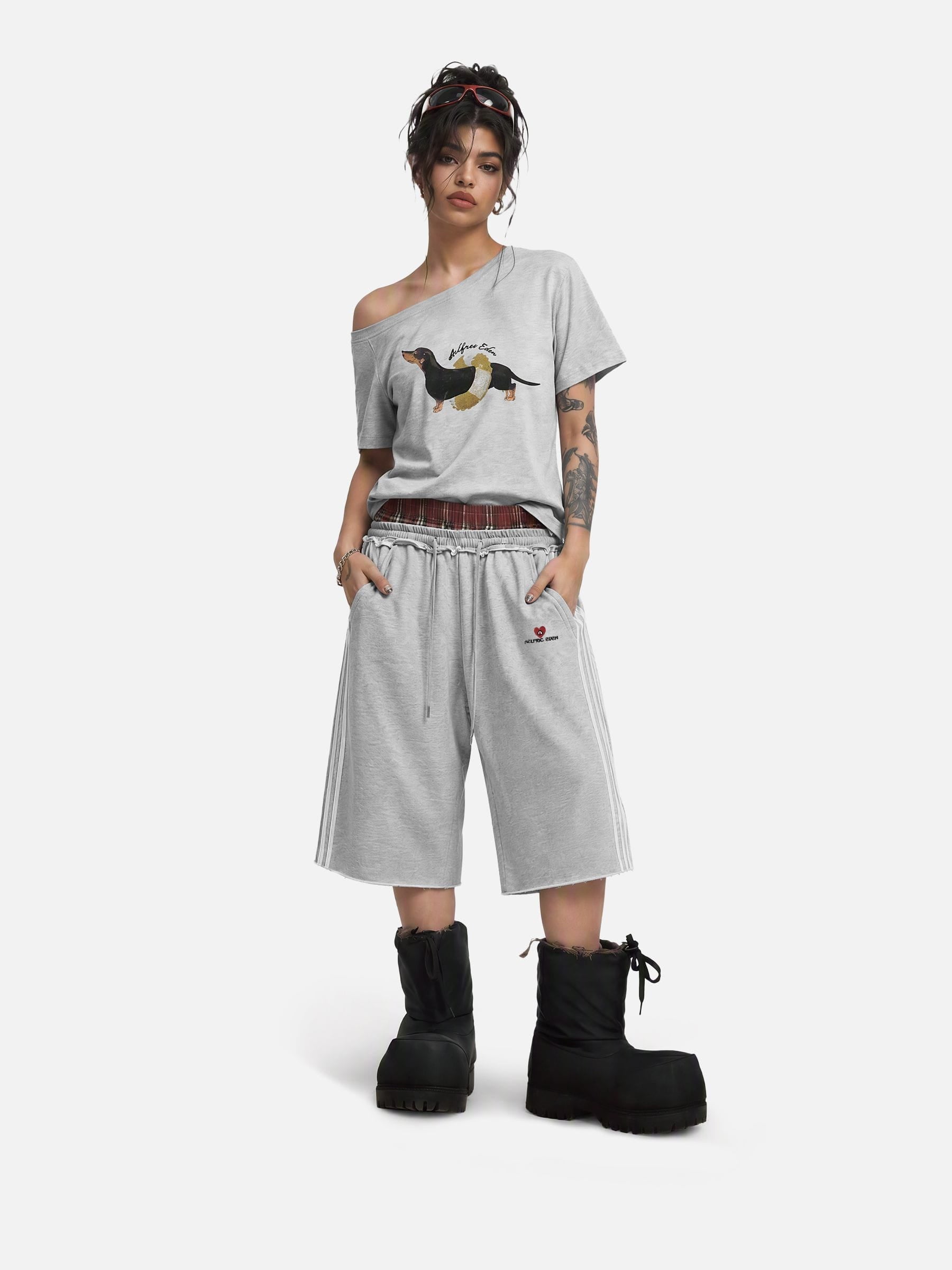 Aelfric Eden Double Waist Longline Shorts