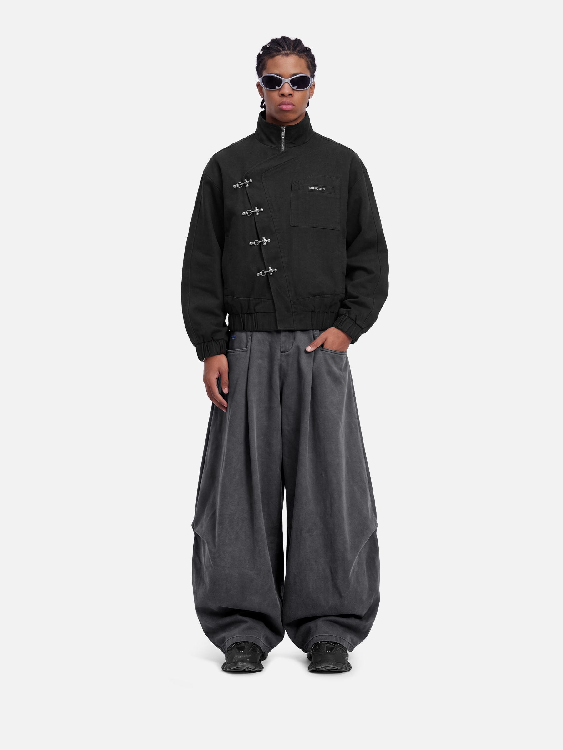 Aelfric Eden Pleated Pocket Baggy Barrel Pants