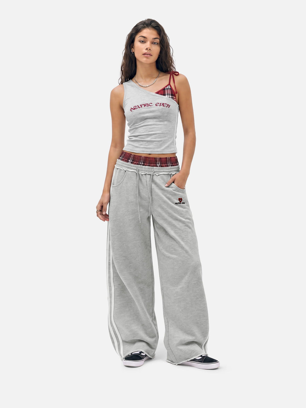 Aelfric Eden Plaid Layered Cami Top