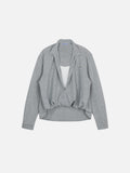 Aelfric Eden Deep V-Neck Layered Sweatshirt