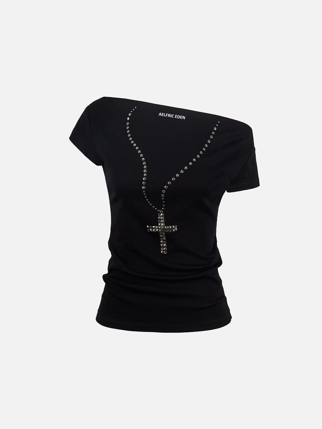 Aelfric Eden Studded Off-the-Shoulder Tee