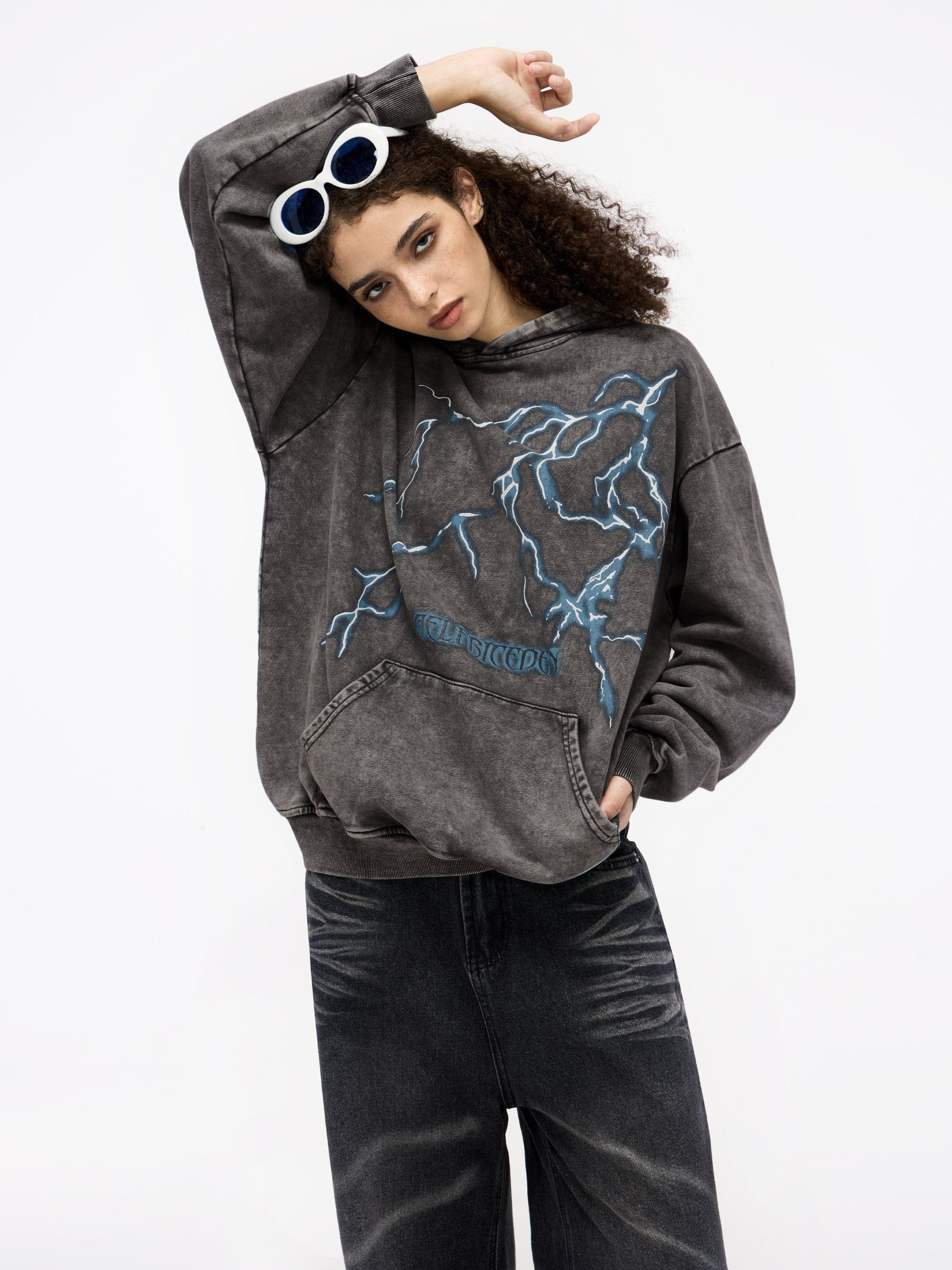 Aelfric Eden Lightning Graphic Hoodie