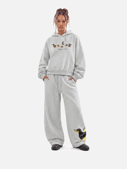 Aelfric Eden Boxy Dachshund Graphic Pullover Hoodie