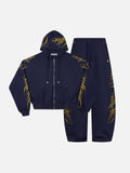 Aelfric Eden Boxy Script Embroidery Hoodie Sets