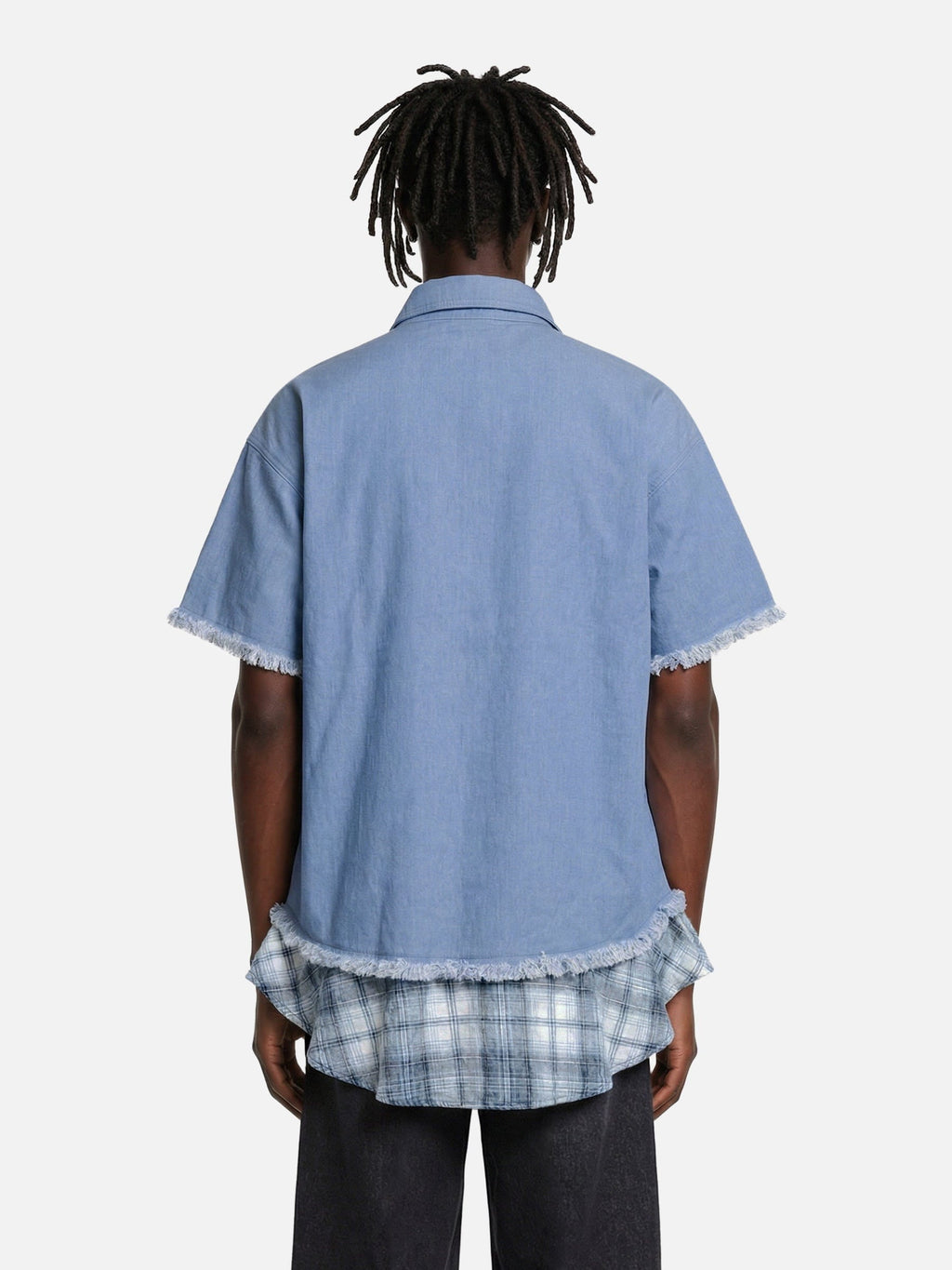 Aelfric Eden Denim Layered Short Sleeve Shirt