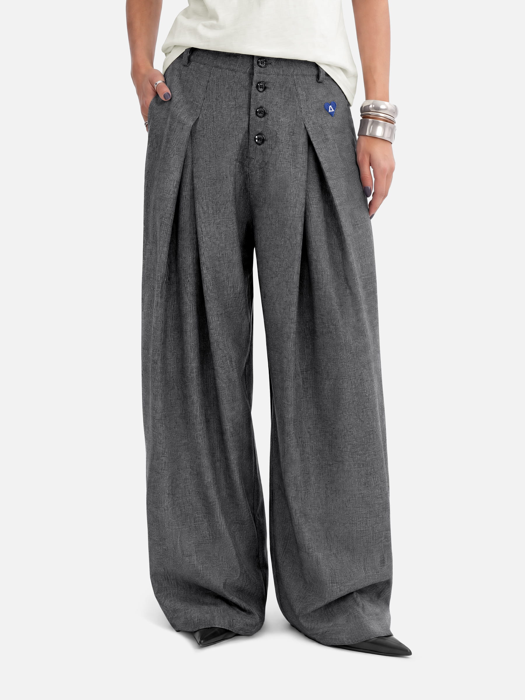 Aelfric Eden Pleated Baggy Work Pants