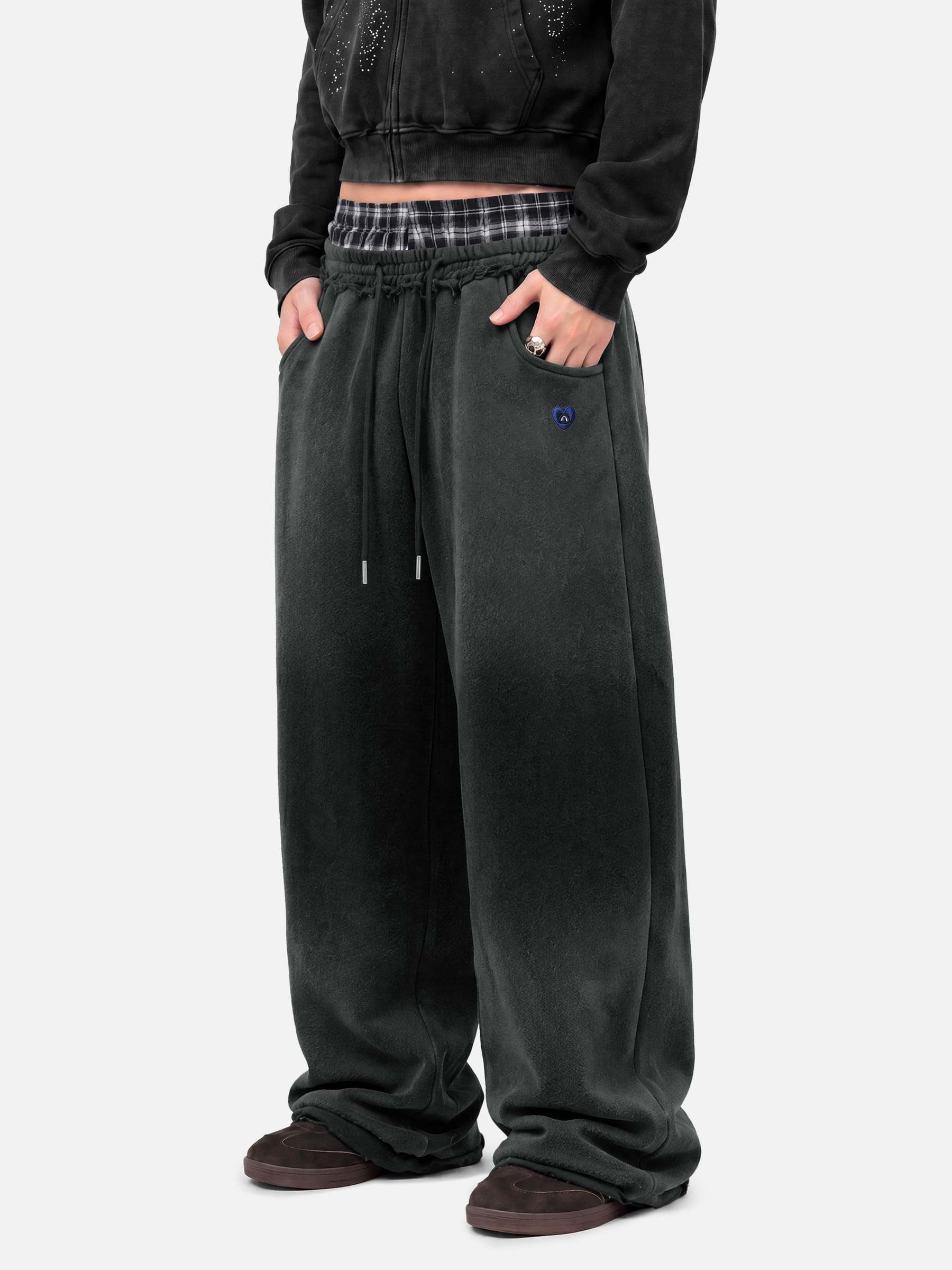 Aelfric Eden Double Waist Vintage Baggy Sweatpants