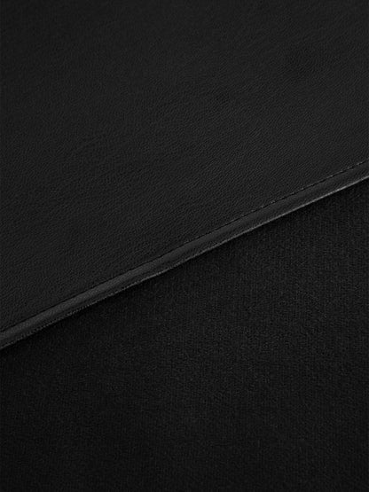 Faux Leather Square Scarf