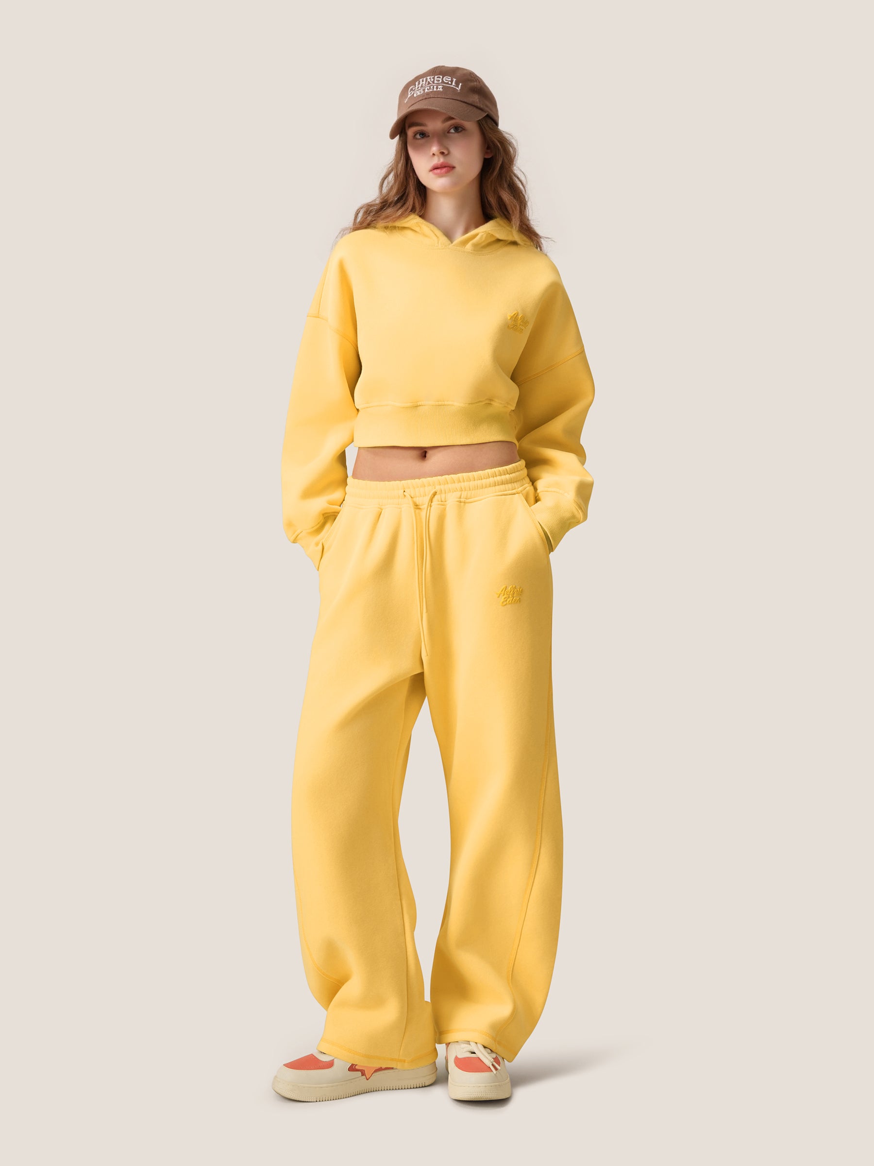 Soufflé Cropped Hoodie Sets