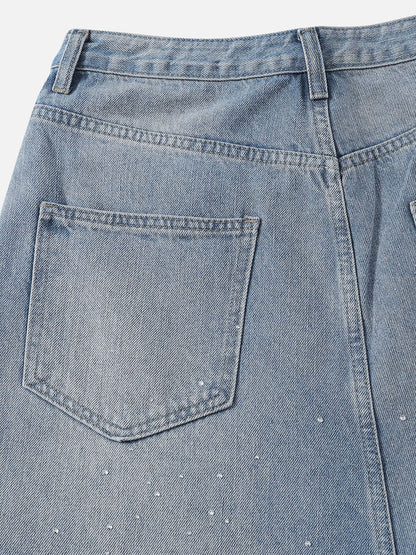 Aelfric Eden Rhinestone Baggy Jeans