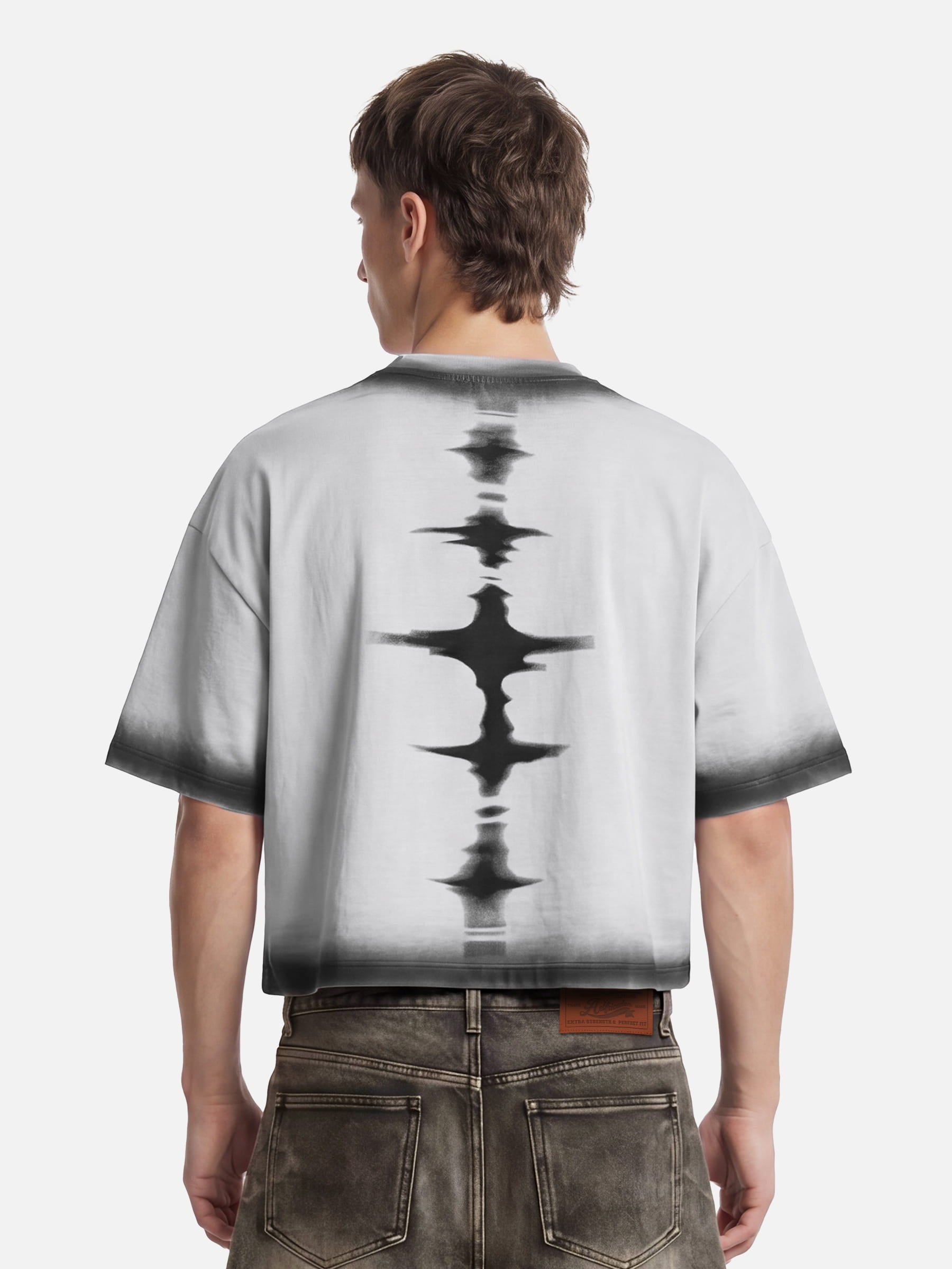 Aelfric Eden Boxy Spray Fade Star Tee