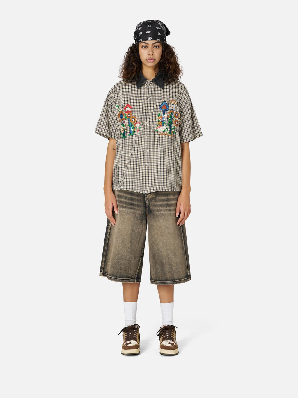 Aelfric Eden Plaid Embroidery Shirt