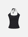 Aelfric Eden Polka Dot Halter Cami Top
