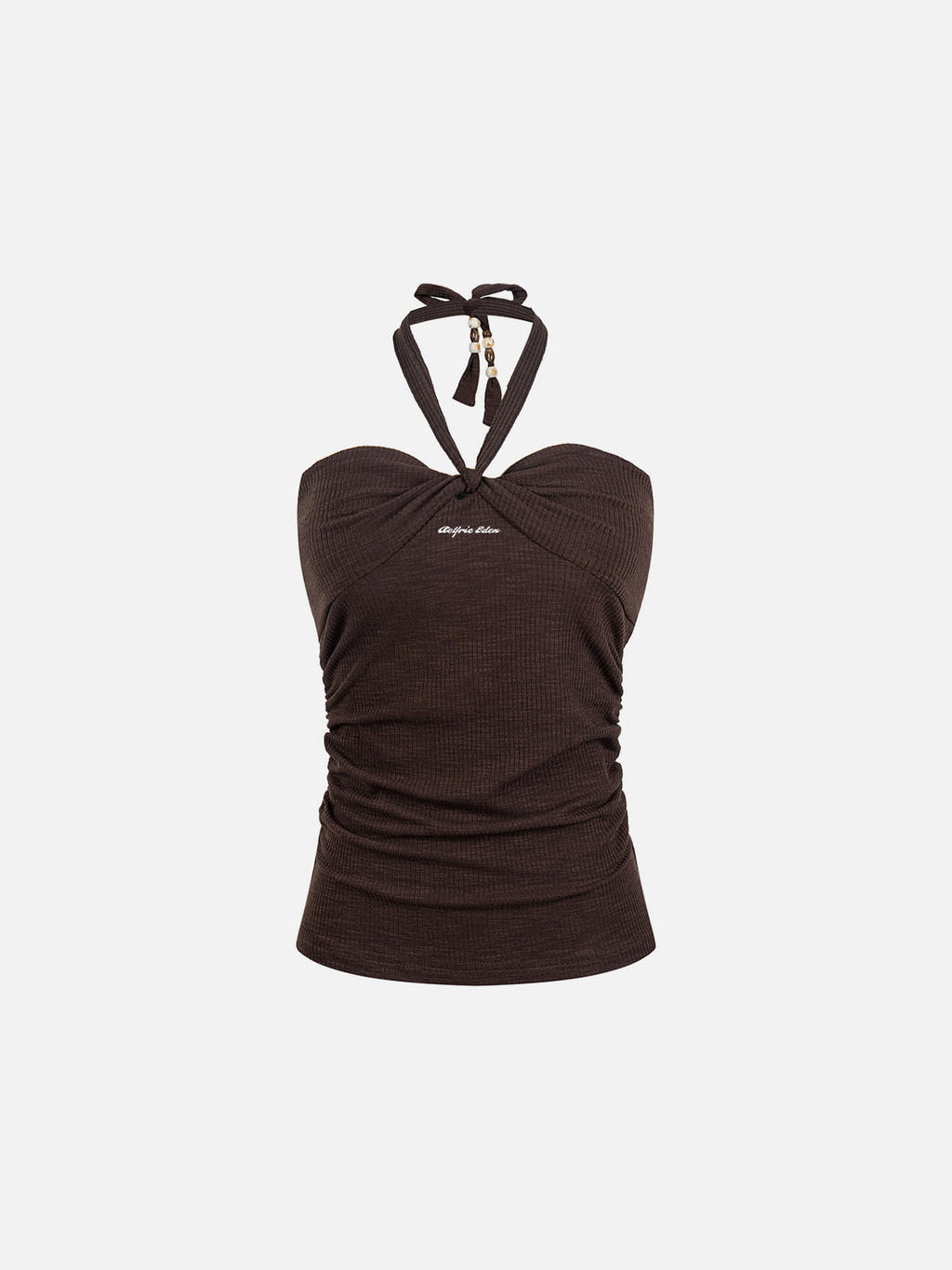 Aelfric Eden Ruched Tie Front Tube Top