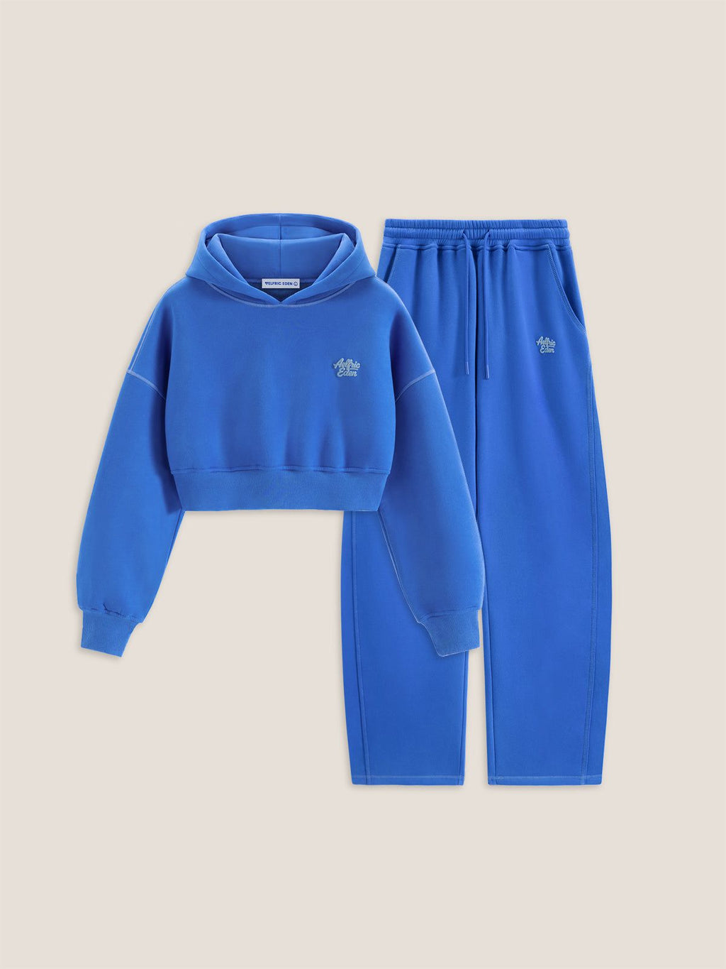 Soufflé Cropped Hoodie Set