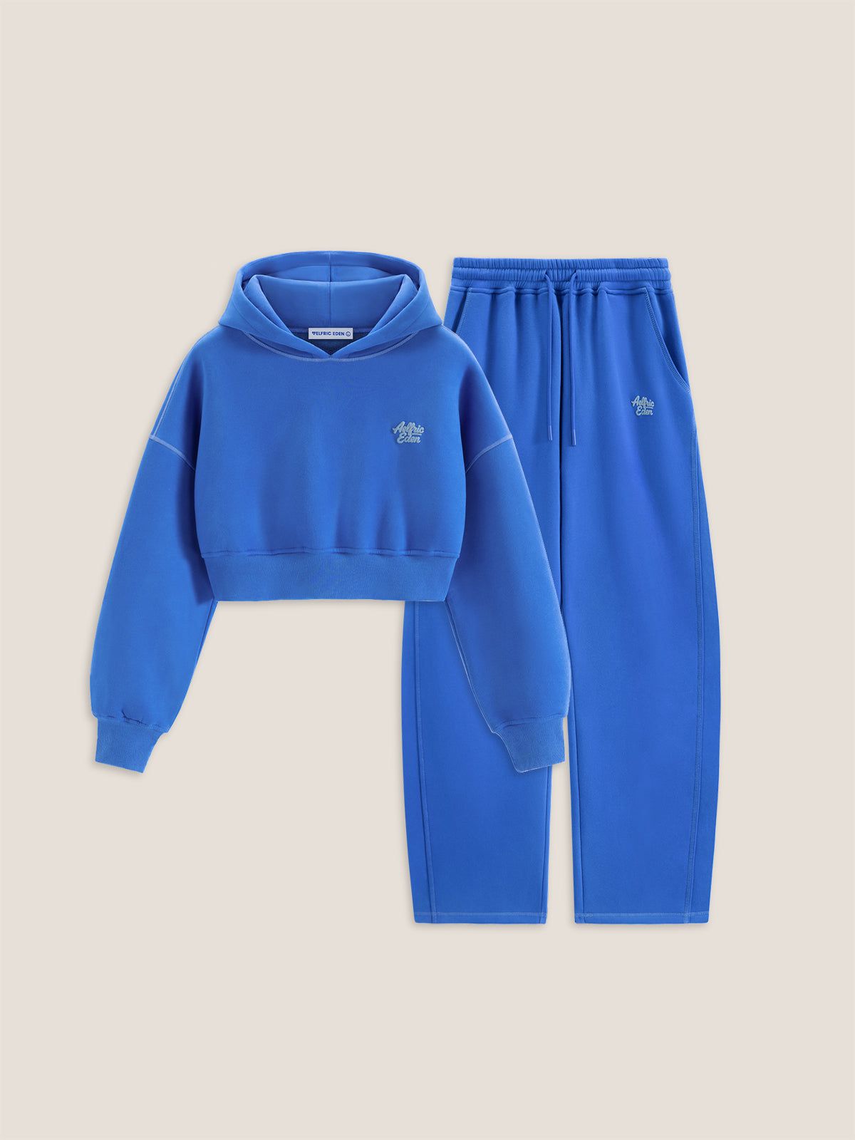 Soufflé Cropped Hoodie Set