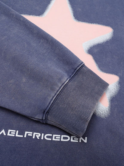 Aelfric Eden Oversized Blurring Star Hoodie