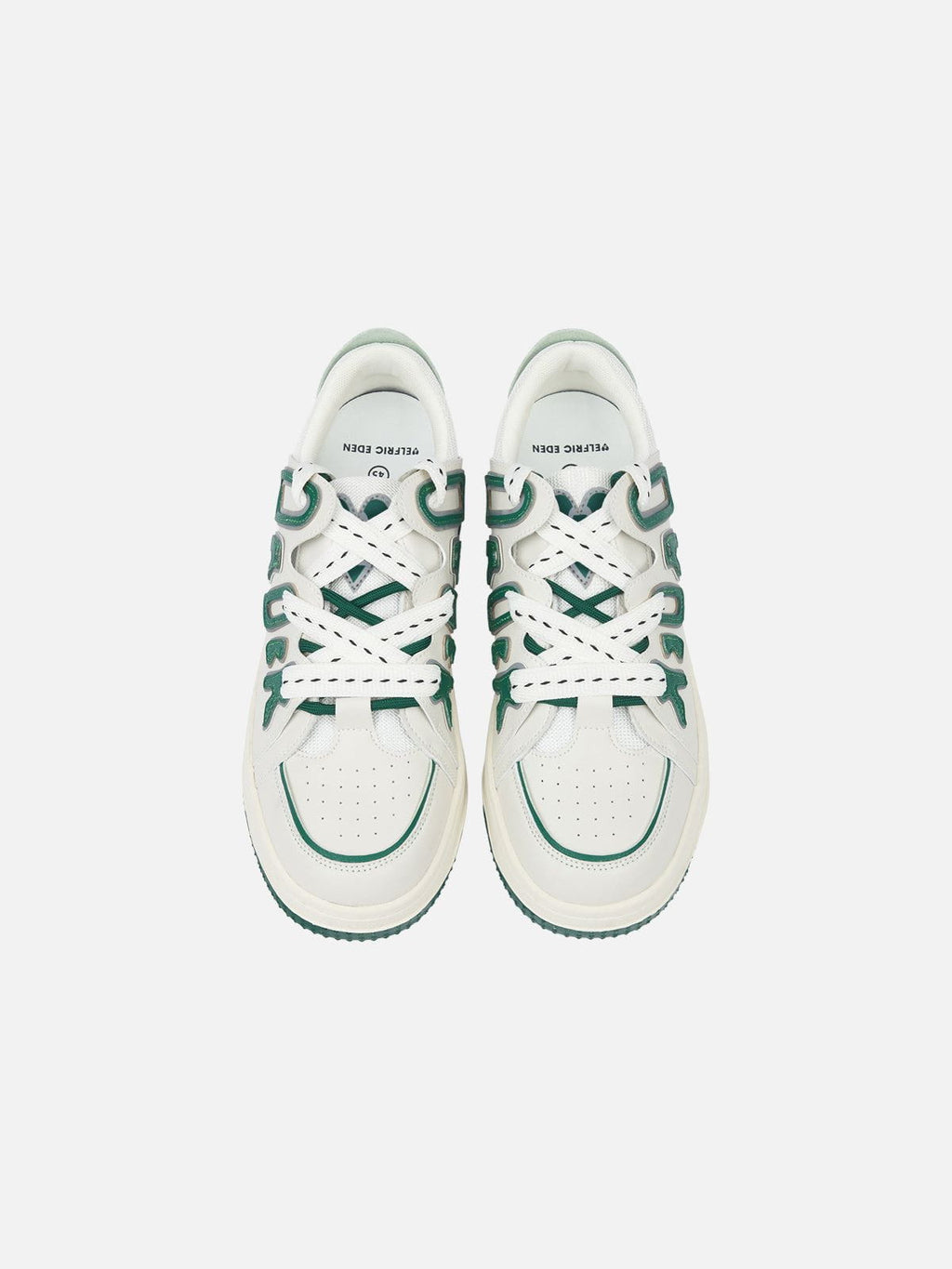 StarryClimb Double Lace Patchwork Skate Shoes