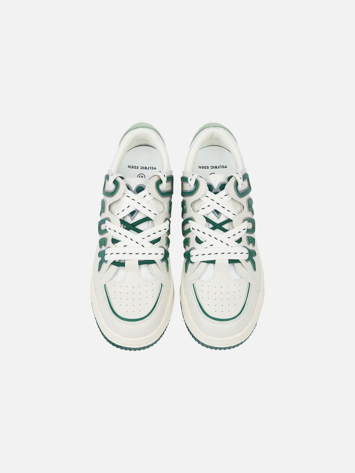 StarryClimb Double Lace Patchwork Skate Shoes