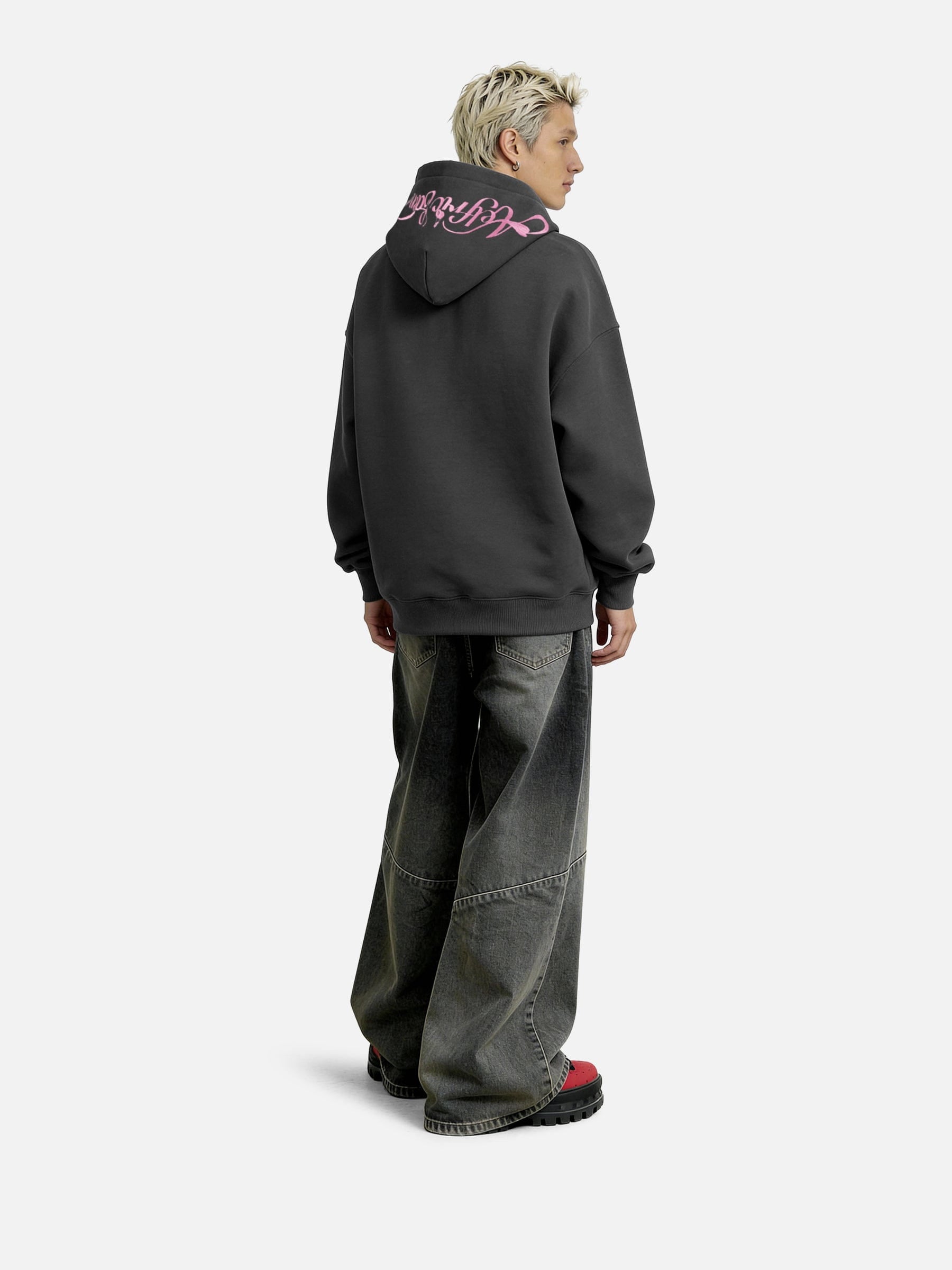 Aelfric Eden Oversized Cherry Pattern Pullover Hoodie