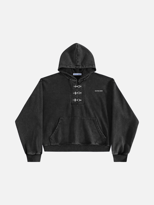 Aelfric Eden Boxy Metal Toggle Pullover Hoodie